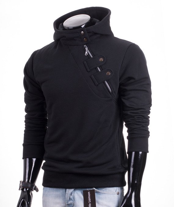 Original black men's hoodie Carlo Lamon
