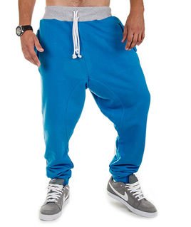 Blue men's sweatpants trousers Carlo Lamon