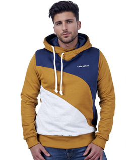 Light brown camel men's hoodie Carlo Lamon