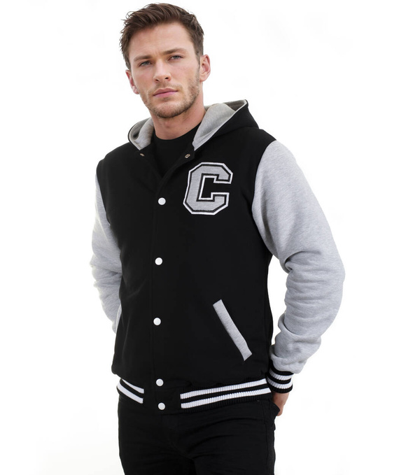 Original black men's hoodie jacket Carlo Lamon