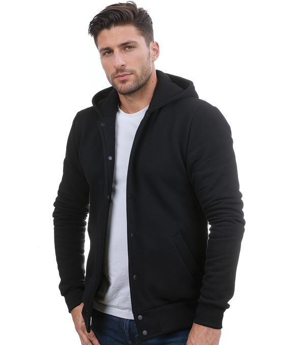 Original melange  men's hoodie jacket Carlo Lamon