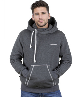 Dark grey men's hoodie  Carlo Lamon