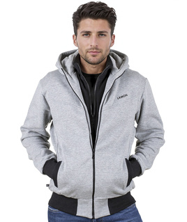 Melange knitted men's hoodie CARLO LAMON