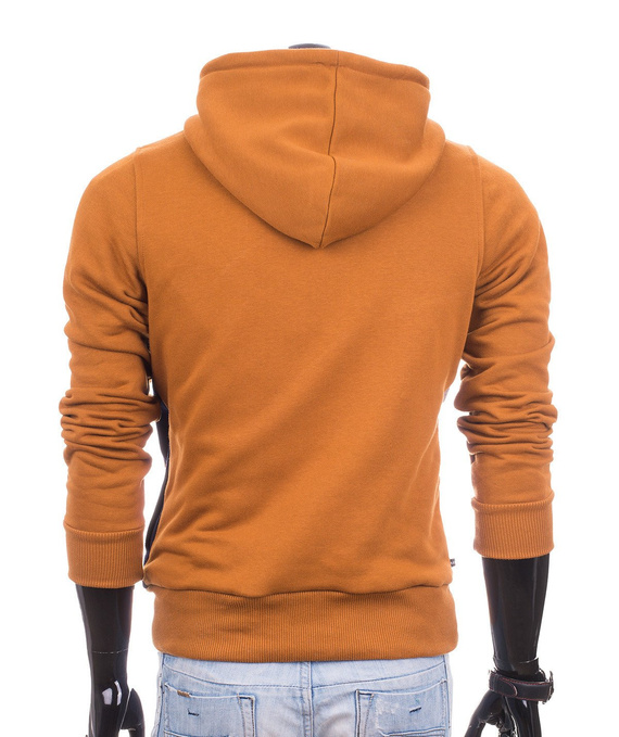 Light brown camel men's hoodie Carlo Lamon