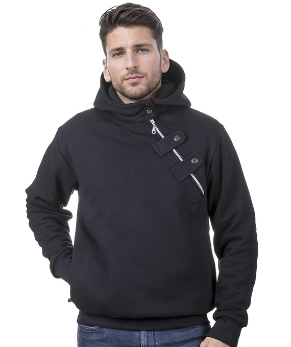 Original black men's hoodie Carlo Lamon