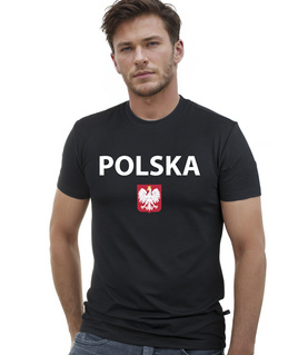 Koszulka patriotyczna męska "Polska" Lamon Patriot - PREMIUM QUALITY