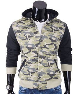 Original black men's hoodie jacket Carlo Lamon