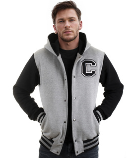 Original melange  men's hoodie jacket Carlo Lamon