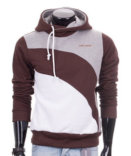 Brown men's hoodie Carlo Lamon