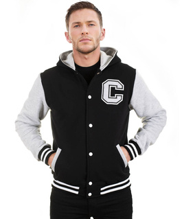 Original black men's hoodie jacket Carlo Lamon