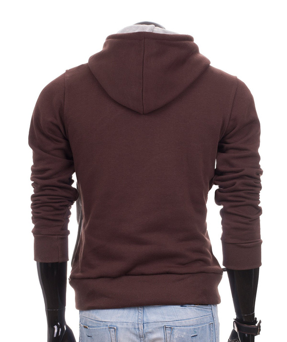 Brown men's hoodie Carlo Lamon