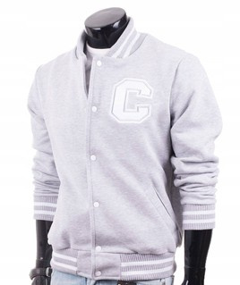 Bejsbolówka bluza męska  ze stójką 'Federico' od Carlo Lamon