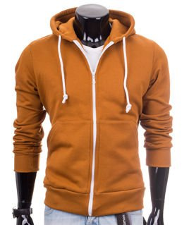 Brown men's hoodie Carlo Lamon