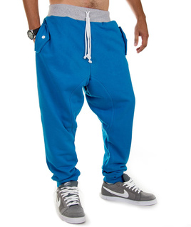 Blue men's sweatpants trousers Carlo Lamon