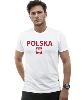 Koszulka patriotyczna męska "Polska" Lamon Patriot - PREMIUM QUALITY